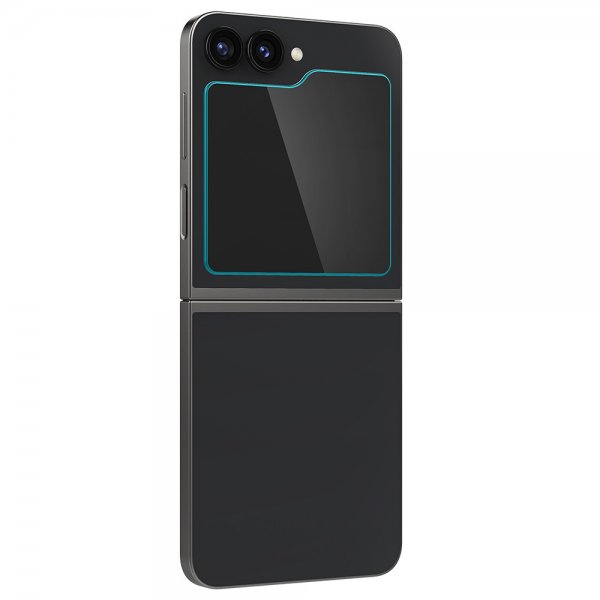 Spigen Samsung Galaxy Z Flip 6/Flip 7 FE Näytönsuoja GLAS.tR EZ Fit 2-pakkaus