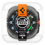 Spigen Samsung Galaxy Watch Ultra Näytönsuoja GLAS.tR EZ Fit 2-pakkaus