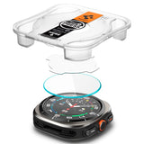 Spigen Samsung Galaxy Watch Ultra Näytönsuoja GLAS.tR EZ Fit 2-pakkaus