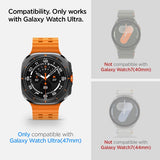 Spigen Samsung Galaxy Watch Ultra Näytönsuoja GLAS.tR EZ Fit 2-pakkaus