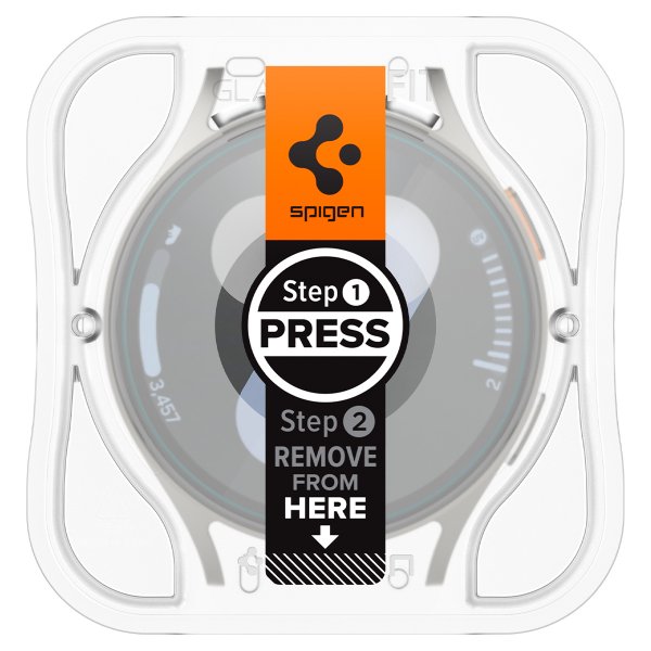 Spigen Samsung Galaxy Watch 7 44mm Näytönsuoja GLAS.tR EZ Fit 2 kpl