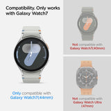 Spigen Samsung Galaxy Watch 7 44mm Näytönsuoja GLAS.tR EZ Fit 2 kpl
