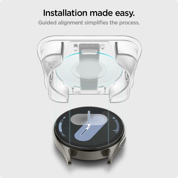 Spigen Samsung Galaxy Watch 7 44mm Näytönsuoja GLAS.tR EZ Fit 2 kpl
