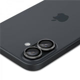 Spigen iPhone 16/16 Plus/17 Kameran suoja GLAS.tR EZ Fit Optik Pro 2-pakkaus Crystal Clear