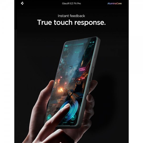 Spigen Sony Xperia 10 VII -näytönsuoja GLAS.tR EZ Fit Pro 2-pakkaus