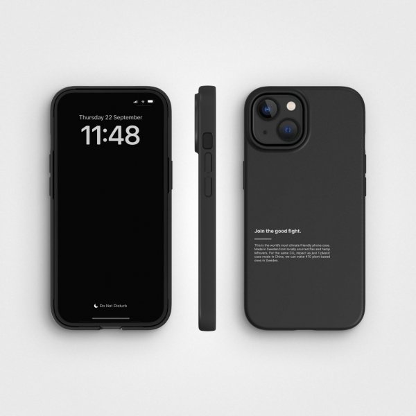 agood company iPhone 15 -kuori PLNTPRTCT Musta