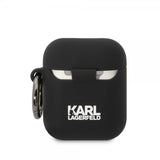 Karl Lagerfeld AirPods 1/2 Kuori 3D Logo Musta