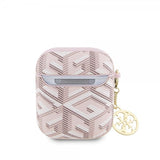 Guess AirPods 1/2 Kuori G Cube Pinkki