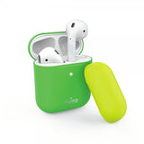 Puro AirPods 1/2 Kuoret Icon Vihreä