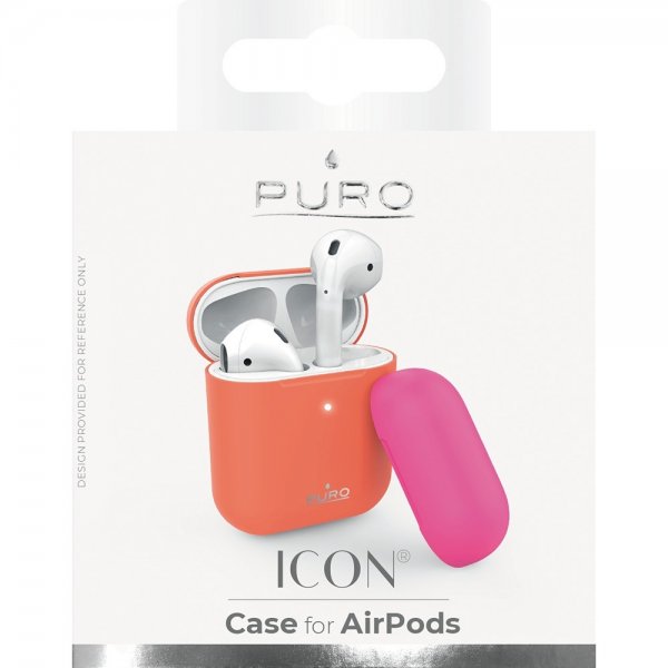 Puro AirPods 1/2 Kuori Icon Orange
