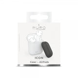 Puro AirPods 1/2 Suojakuori Icon Valkoinen