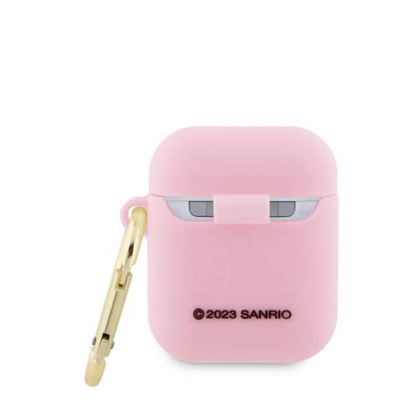 Hello Kitty AirPods 1/2 Kuoret Nestemäinen silikoni vaaleanpunainen