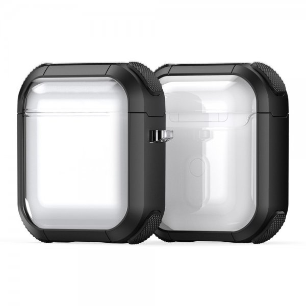 Dux Ducis AirPods 1/2-kuori PECD Series Musta