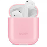 holdit AirPods 1/2 Kuoret Seethru Bright Pink