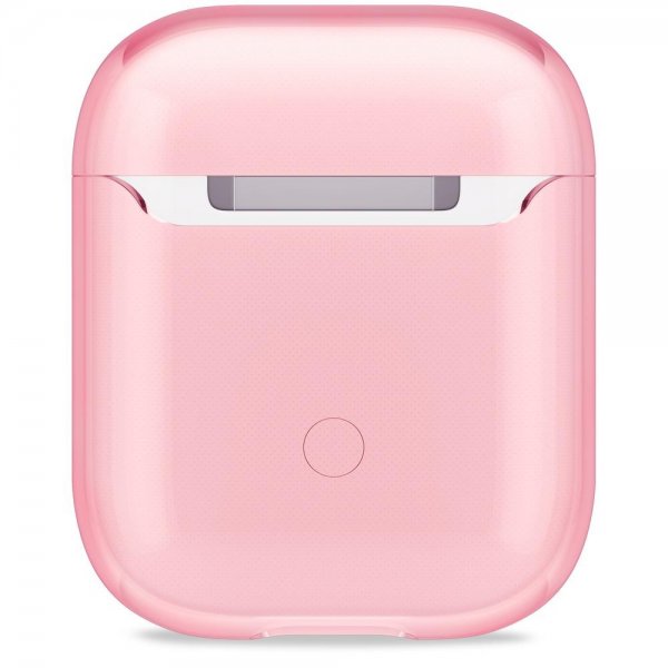 holdit AirPods 1/2 Kuoret Seethru Bright Pink