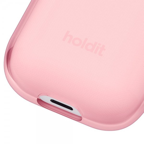 holdit AirPods 1/2 Kuoret Seethru Bright Pink