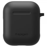 Spigen AirPods 1/2 Silicone Case - suojakuori, musta