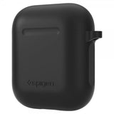 Spigen AirPods 1/2 Silicone Case - suojakuori, musta