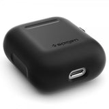 Spigen AirPods 1/2 Silicone Case - suojakuori, musta