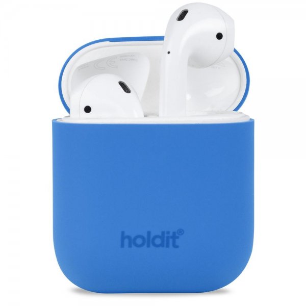 holdit AirPods 1/2 Silikonisuojus Sky Blue
