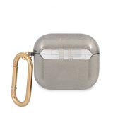 Guess AirPods 3 Kuoret Glitter Case Musta
