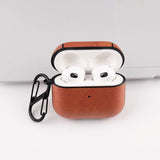 AirPods 3 -kuoret, nahkatekstuuri, vaaleanruskea
