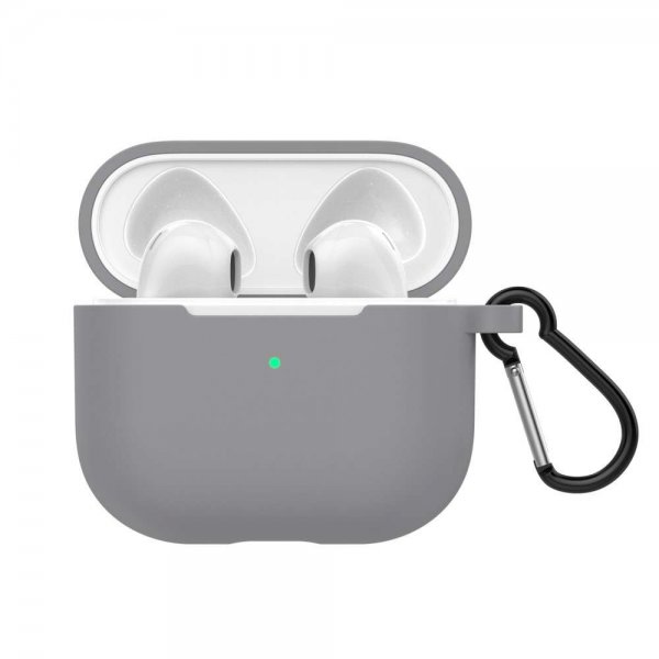 AirPods 3 -kuoret karabiinihaalla, harmaa