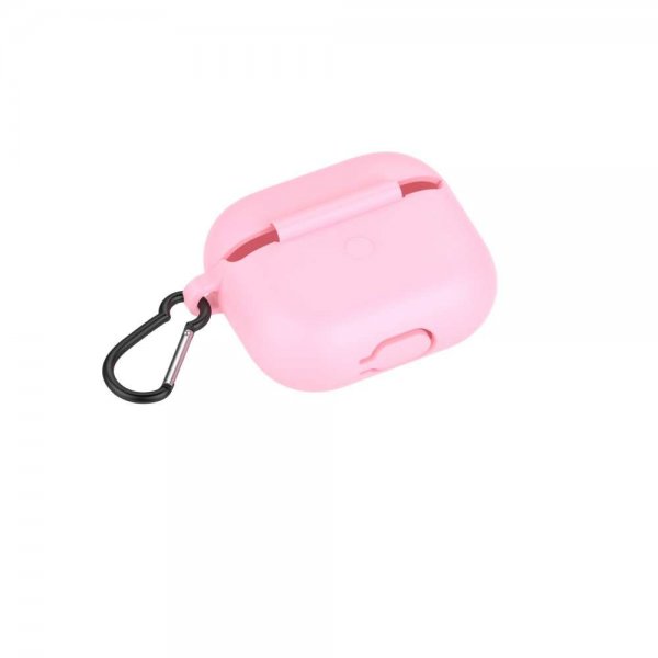 AirPods 3 -kuoret karabiinihaalla, vaaleanpunainen