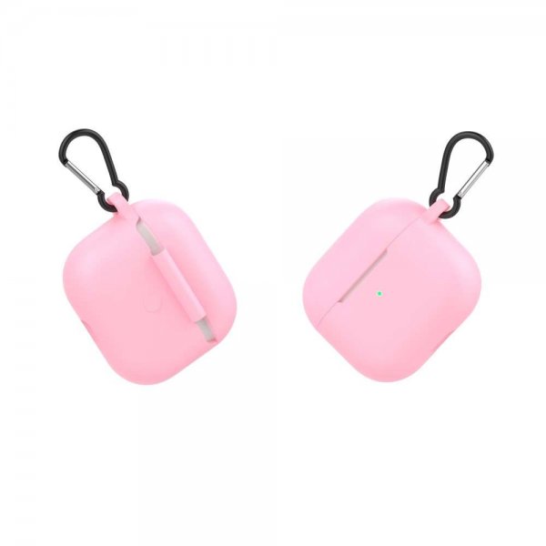 AirPods 3 -kuoret karabiinihaalla, vaaleanpunainen