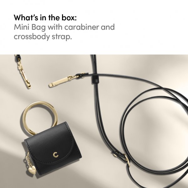 Cyrill AirPods 3 -kuoret Mini Bag Classic Leather Black