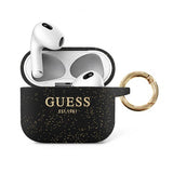 Guess AirPods 3 Kuoret Painettu Logo Musta