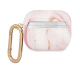 Guess AirPods 3 Kuoret Shiny Marble Pink