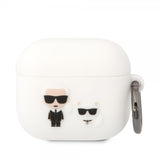 Karl Lagerfeld AirPods 3 Kuori 3D Logo Valkoinen
