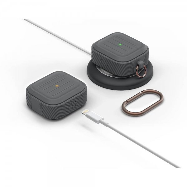 Elago AirPods 3 -kuori Armor Case, tummanharmaa