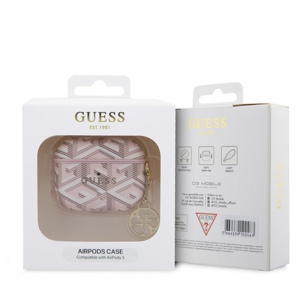 Guess AirPods 3 Kuoret G Cube Pinkki