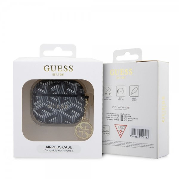 Guess AirPods 3 -kuoret, G Cube, musta