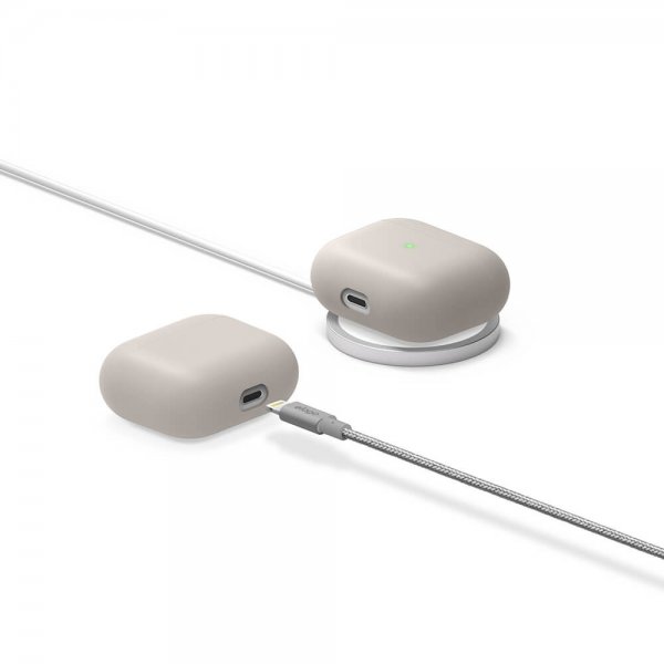 Elago AirPods 3 -kuori Liquid Hybrid Stone