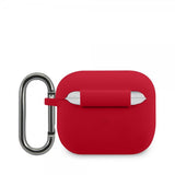 Lacoste AirPods 3 -kuori, Liquid Silicone, Glossy Logo, punainen