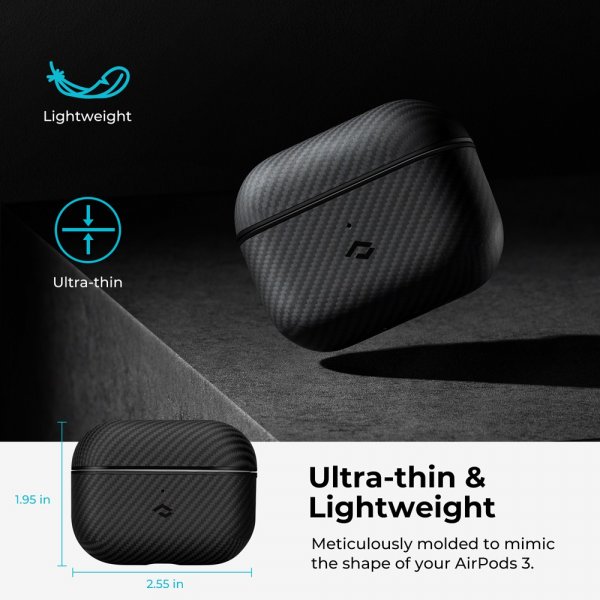 Pitaka AirPods 3 -kuoret MagEZ Case, musta