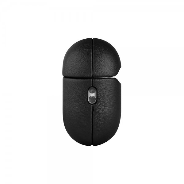 Kiinteät AirPods 3 -kuoret PodsLeather MagSafe Musta