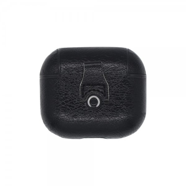 AirPods 3 -kotelo, PU-nahkaa, musta
