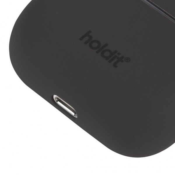 holdit AirPods 3 -silikonisuojakuori Nygård, musta