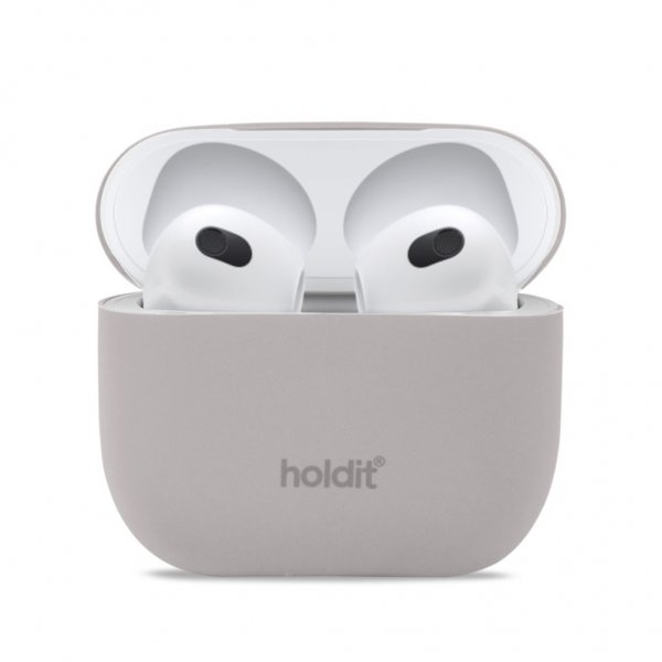 holdit AirPods 3 -silikonisuojakuori Nygård Taupe
