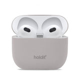 holdit AirPods 3 -silikonisuojakuori Nygård Taupe