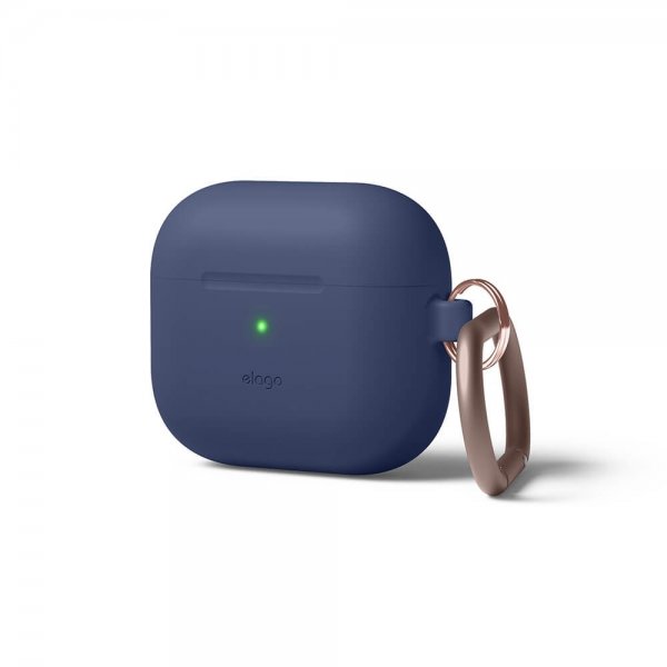 Elago AirPods 3 -silikonisuojakuori ripustettava, Indigo