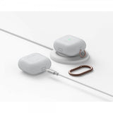 Elago AirPods 3 -silikonisuojakuori ripustimella, Nightglow Blue