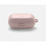 Elago AirPods 3 -silikonisuojakuori, jossa ripustuskoukku, Sand Pink