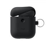 Elago AirPods 3 -silikonisuojakuori ripustusrenkaalla, musta