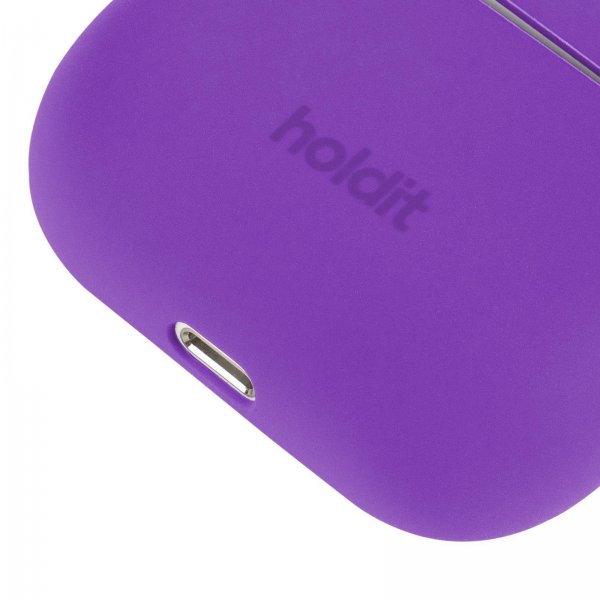 holdit AirPods 3 -silikonisuoja, kirkkaan violetti