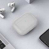 AirPods 3 -kuoret silikoni vaaleanharmaa